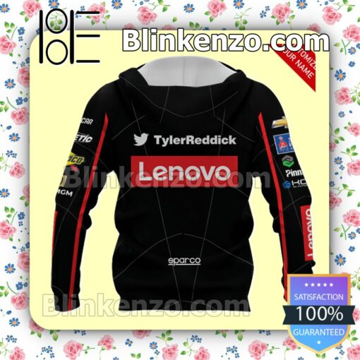 Car Racing Lenovo Tyler Reddick Pullover Hoodie Jacket b