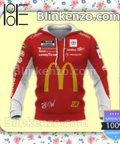 Car Racing Mcdonald's Red Pullover Hoodie Jacket