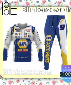 Car Racing Napa Auto Parts Pullover Hoodie Jacket And Joggers a