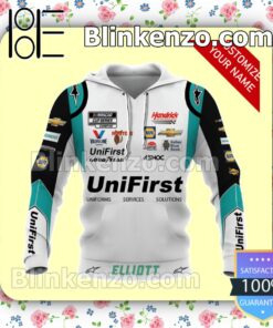 Car Racing Unifirst Turquoise Pullover Hoodie Jacket And Joggers