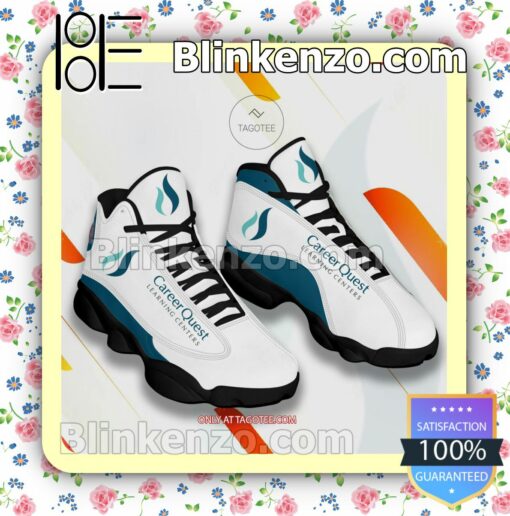 Career Quest Learning Centers-Jackson Logo Nike Running Sneakers a