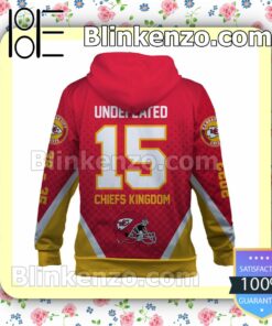 Chiefs Defeat Mahomes Super Bowl 3X Champions Undefeated Kansas City Chiefs Pullover Hoodie Jacket b