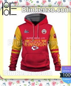 Chiefs Kingdom We Own The LVII Super Bowl Kansas City Chiefs Pullover Hoodie Jacket a