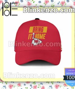 Chris Jones 95 Bring It Home Super Bowl LVII 2023 NFL Kansas City Chiefs Adjustable Hat b