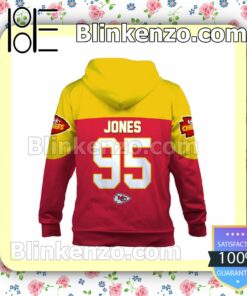 Chris Jones 95 Chiefs 2023 Champions Kansas City Chiefs Pullover Hoodie Jacket b