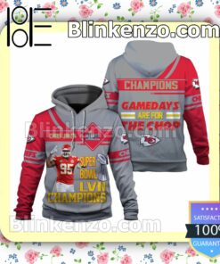 Chris Jones Gamedays Are For The Chop Kansas City Chiefs Pullover Hoodie Jacket