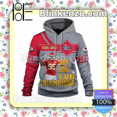 Chris Jones Gamedays Are For The Chop Kansas City Chiefs Pullover Hoodie Jacket a