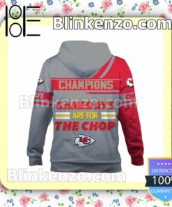 Chris Jones Gamedays Are For The Chop Kansas City Chiefs Pullover Hoodie Jacket b