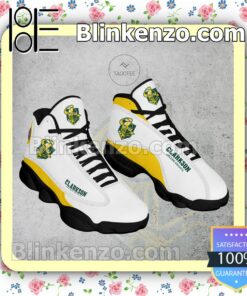 Clarkson Golden Knights Hockey Nike Running Sneakers a