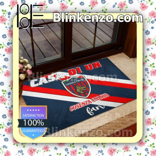 Cosenza Calcio Fan Entryway Mats