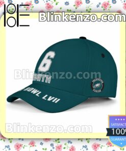DeVonta Smith 6 Philadelphia Eagles 2023 Super Bowl Adjustable Hat b