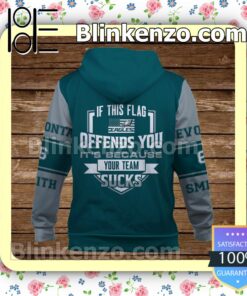 DeVonta Smith If This Flag Offends You It Is Because Your Team Bad Philadelphia Eagles Pullover Hoodie Jacket b