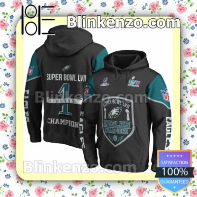 Eagles Champions Hurts 1 Philadelphia Eagles Pullover Hoodie Jacket