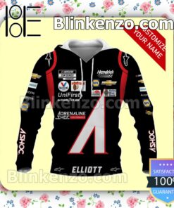 Elliott Car Racing Adrenaline Shoc Black Pullover Hoodie Jacket