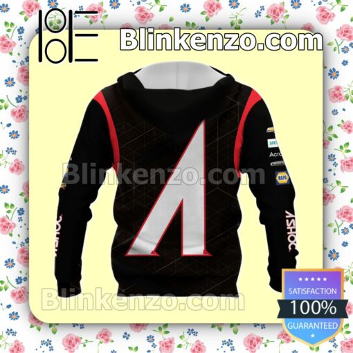 Elliott Car Racing Adrenaline Shoc Black Pullover Hoodie Jacket a