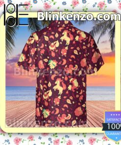 Fire Pokemon Hawaii Short Sleeve Shirt b