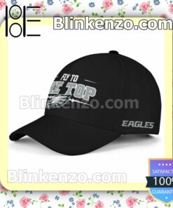 Fly To The Top Philadelphia Eagles Adjustable Hat b