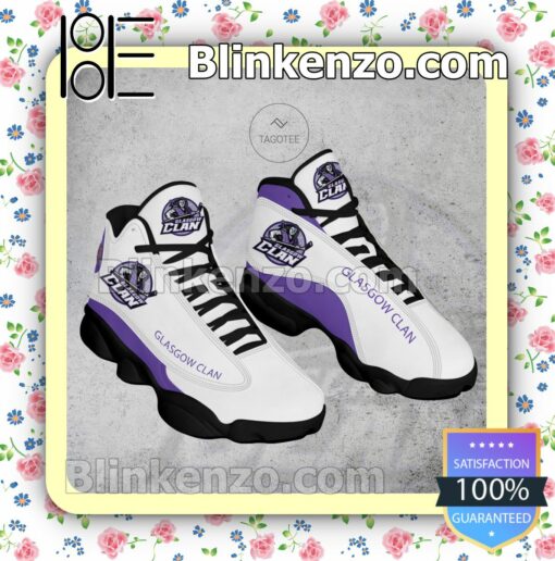 Glasgow Clan Hockey Nike Running Sneakers a