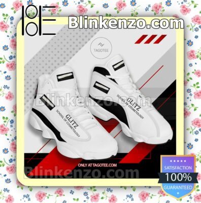 Glitz School of Cosmetology Logo Nike Running Sneakers