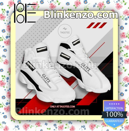 Glitz School of Cosmetology Logo Nike Running Sneakers