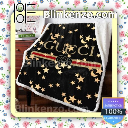 Gucci Star Night Luxury Brands Blanket