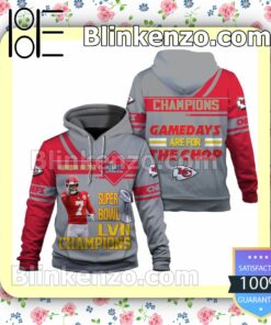 Harrison Butker Gamedays Are For The Chop Kansas City Chiefs Pullover Hoodie Jacket