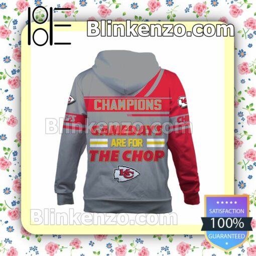 Harrison Butker Gamedays Are For The Chop Kansas City Chiefs Pullover Hoodie Jacket b