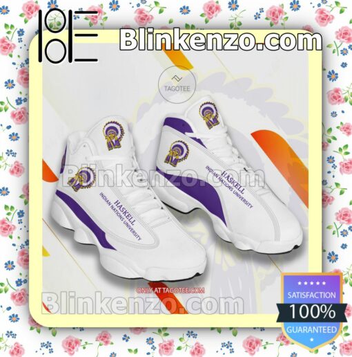 Haskell Indian Nations University Logo Nike Running Sneakers