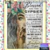Hippie Girl Blessed Are The Gypsies Luxury Brands Blanket