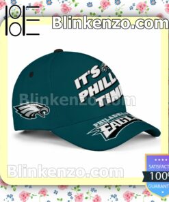 It Is Philly Time Super Bowl Champion Philadelphia Eagles Adjustable Hat a