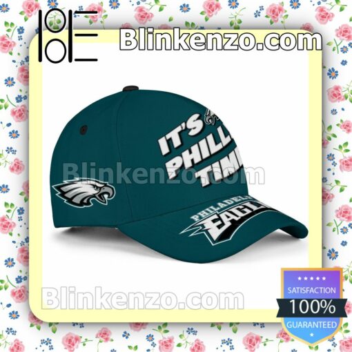 It Is Philly Time Super Bowl Champion Philadelphia Eagles Adjustable Hat a