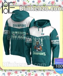 Jalen Hurts Gamedays Are For The Birds Philadelphia Eagles Pullover Hoodie Jacket