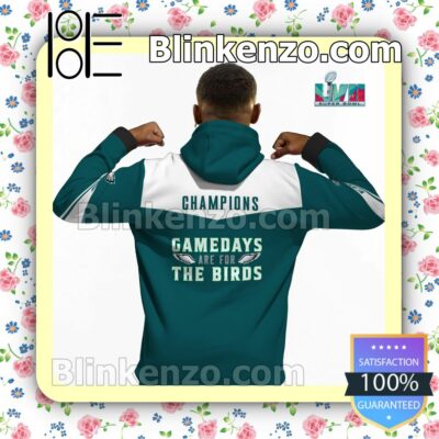 Jalen Hurts Gamedays Are For The Birds Philadelphia Eagles Pullover Hoodie Jacket b