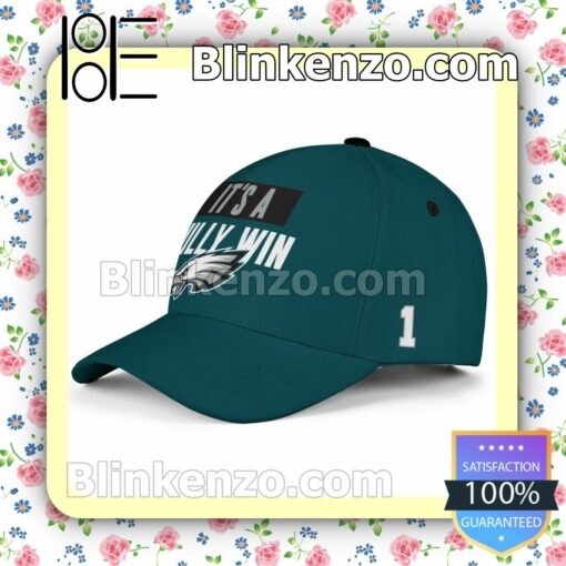 Jalen Hurts It Is A Philly Win Philadelphia Eagles Champions Super Bowl Adjustable Hat