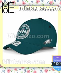 Jason Kelce 62 Who Plays Better Than Us Nobody Super Bowl LVII Philadelphia Eagles Adjustable Hat b