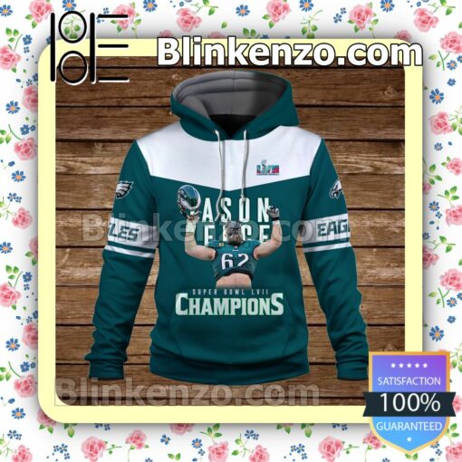 Jason Kelce Gamedays Are For The Birds Philadelphia Eagles Pullover Hoodie Jacket a