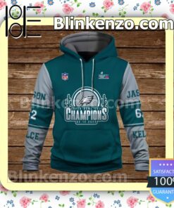 Jason Kelce If This Flag Offends You It Is Because Your Team Bad Philadelphia Eagles Pullover Hoodie Jacket a