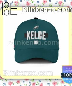 Jason Kelce Number 62 Super Bowl LVII Philadelphia Eagles Adjustable Hat