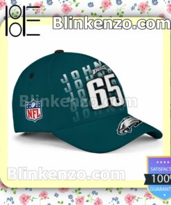 Johnson 65 Super Bowl Champion Philadelphia Eagles Adjustable Hat a