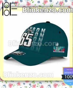 Johnson 65 Super Bowl Champion Philadelphia Eagles Adjustable Hat b