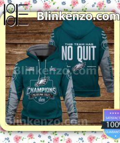 Jordan Davis 90 This Team Has No Quit Philadelphia Eagles Pullover Hoodie Jacket