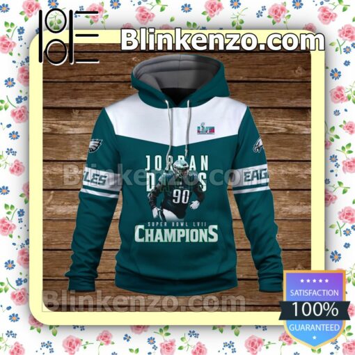 Jordan Davis Gamedays Are For The Birds Philadelphia Eagles Pullover Hoodie Jacket a