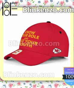 JuJu Smith-Schuster 9 Know Your Role And Shut Your Mouth Super Bowl LVII Kansas City Chiefs Adjustable Hat b