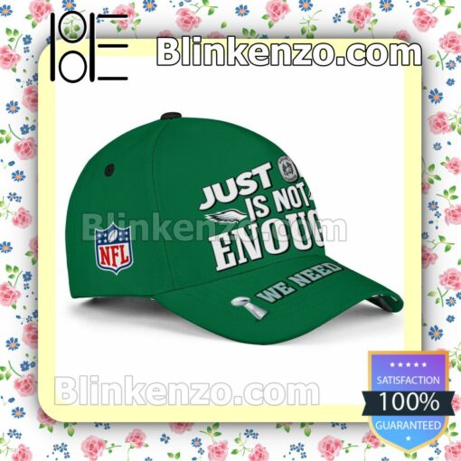 Just One Is Not Enough Super Bowl LVII Philadelphia Eagles Adjustable Hat a