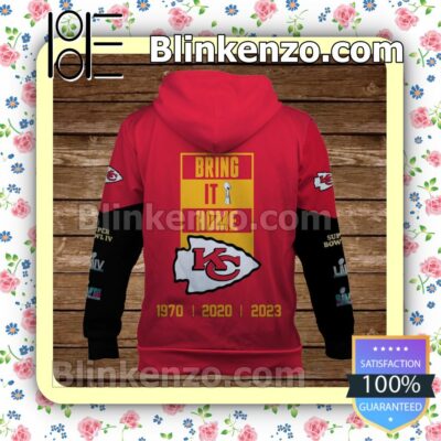 Kansas City Chiefs Bring It Home Pullover Hoodie Jacket b