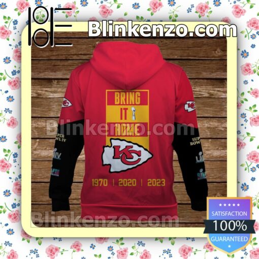 Kansas City Chiefs Bring It Home Pullover Hoodie Jacket b