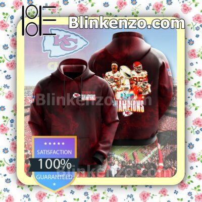 Kansas City Chiefs Team Super Bowl Champions T-shirt, Pullover Jacket, Joggers a