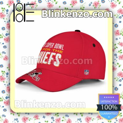 Kansas City LVII Super Bowl Is For The Chiefs Adjustable Hat b