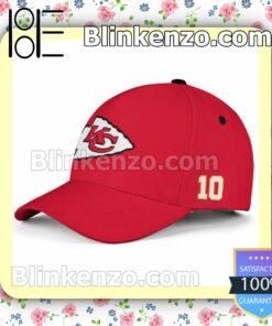 Kansas City Logo Number 10 Isiah Pacheco Adjustable Hat
