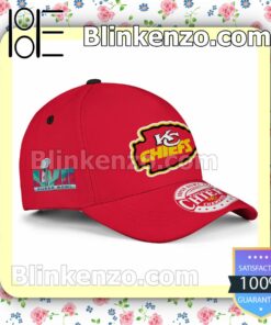 Kansas City Logo Number 95 Chris Jones Super Bowl Champions Adjustable Hat b